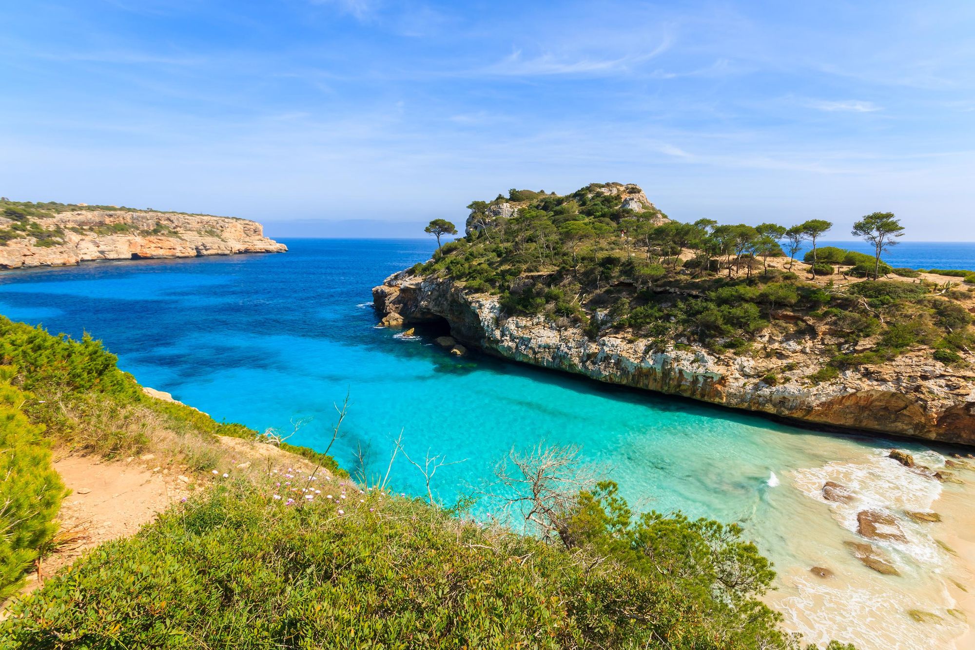Majorca is the largest island in the Balearic Islands, which are part of Spain and located in the Mediterranean. Photo: Getty