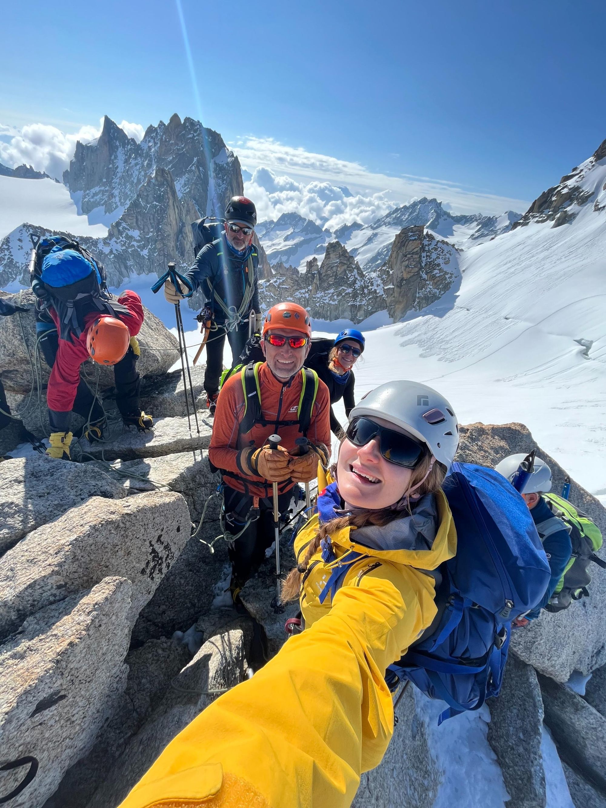 A small group adventure on Mont Blanc. Photo: Altai France