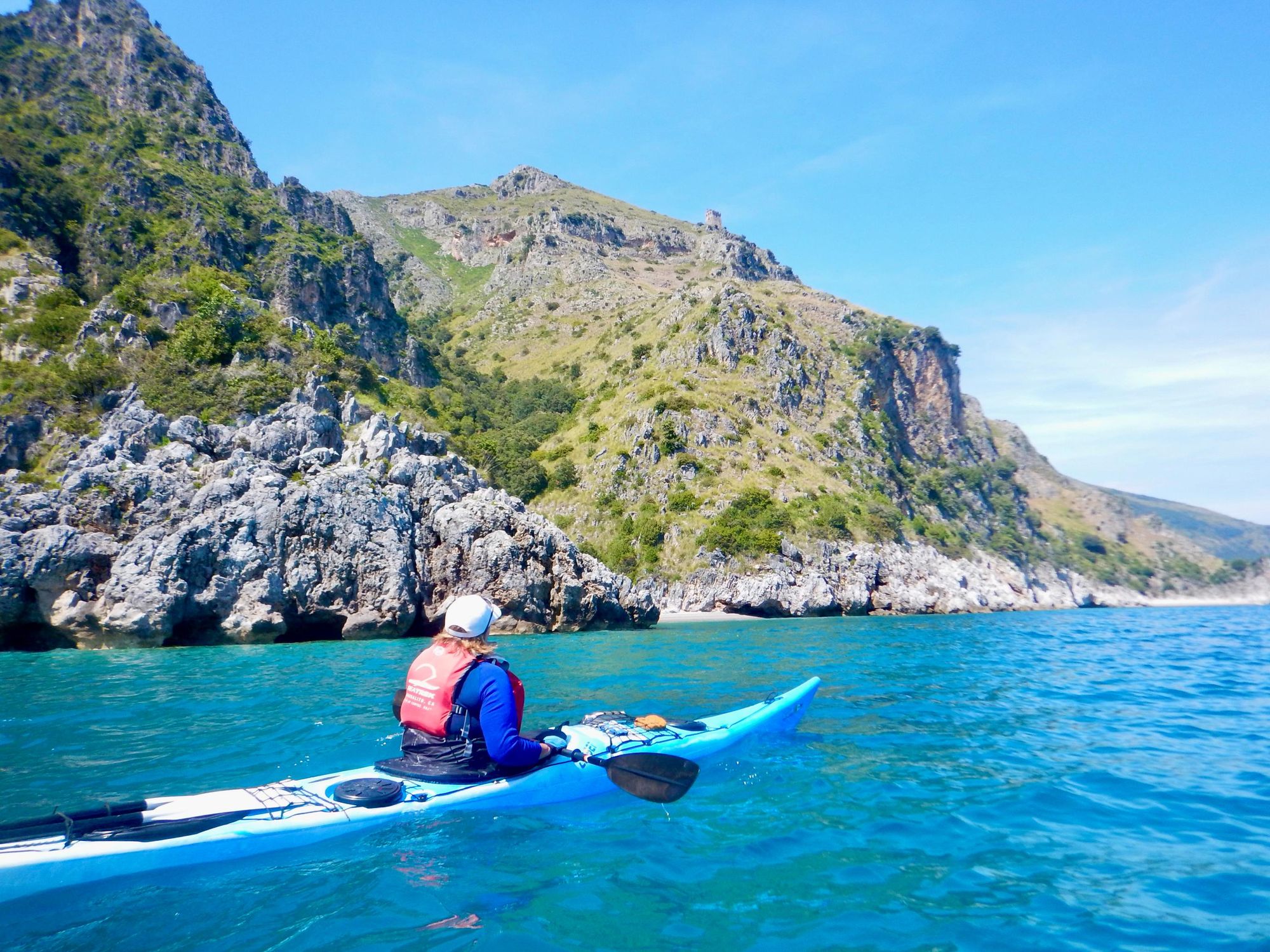 Kayaking the Cilento Coast, Italy. Photo: Genius Loci