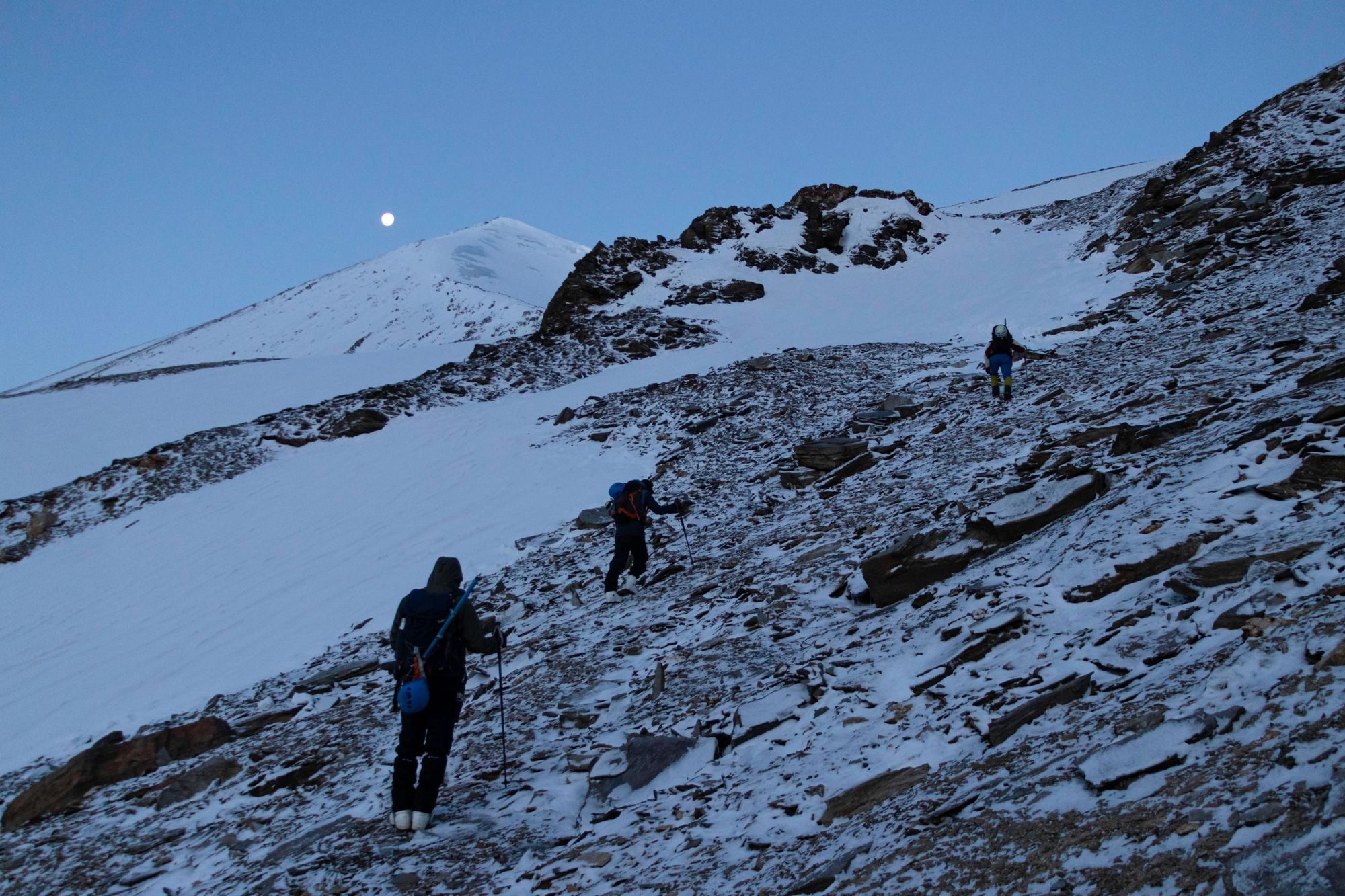 A pre-dawn ascent of UT Kangri. Photo: Majestic Ladakh.