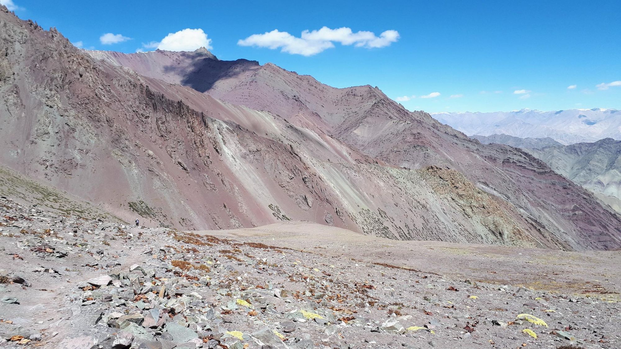 Views as you descend Kongmaru La. Photo: Dani Redd.