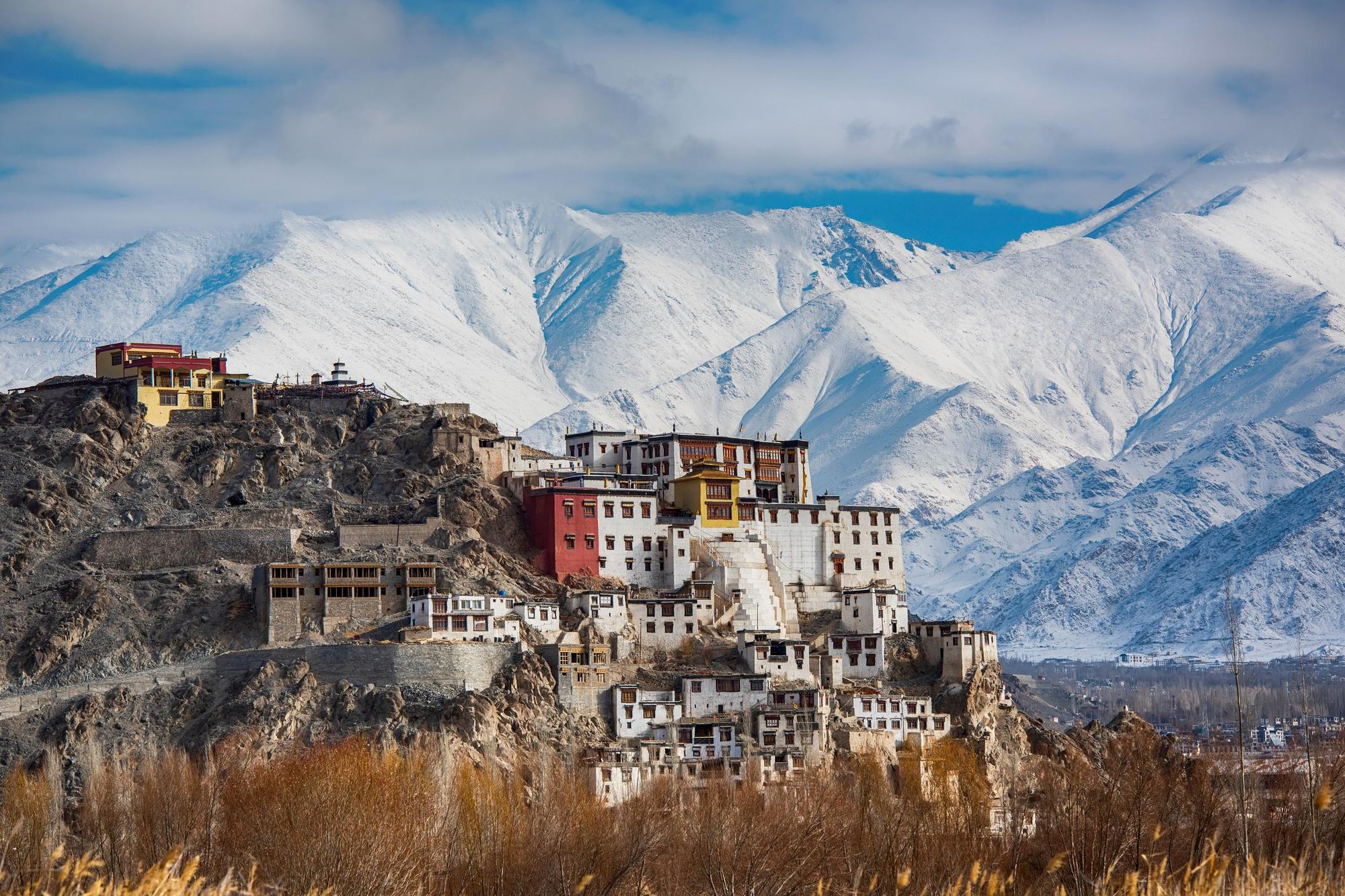 Spituk Gompa (monastery) near Leh, Ladakh. Photo: Getty.