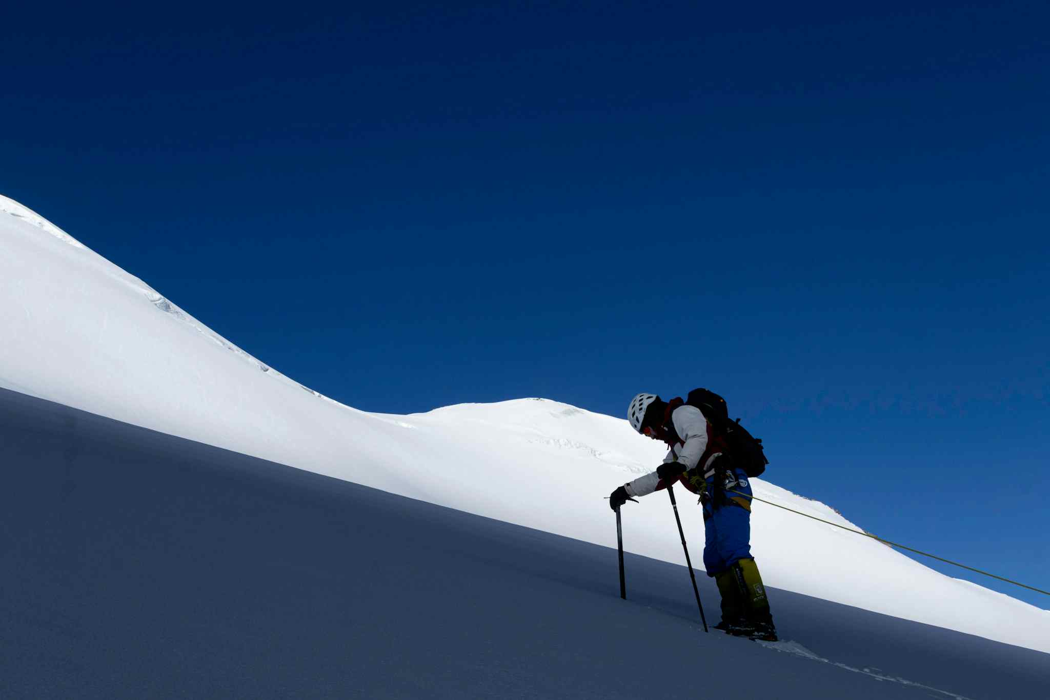 Mountaineering practice near UT Kangri base camp. Photo: Majestic Ladakh.