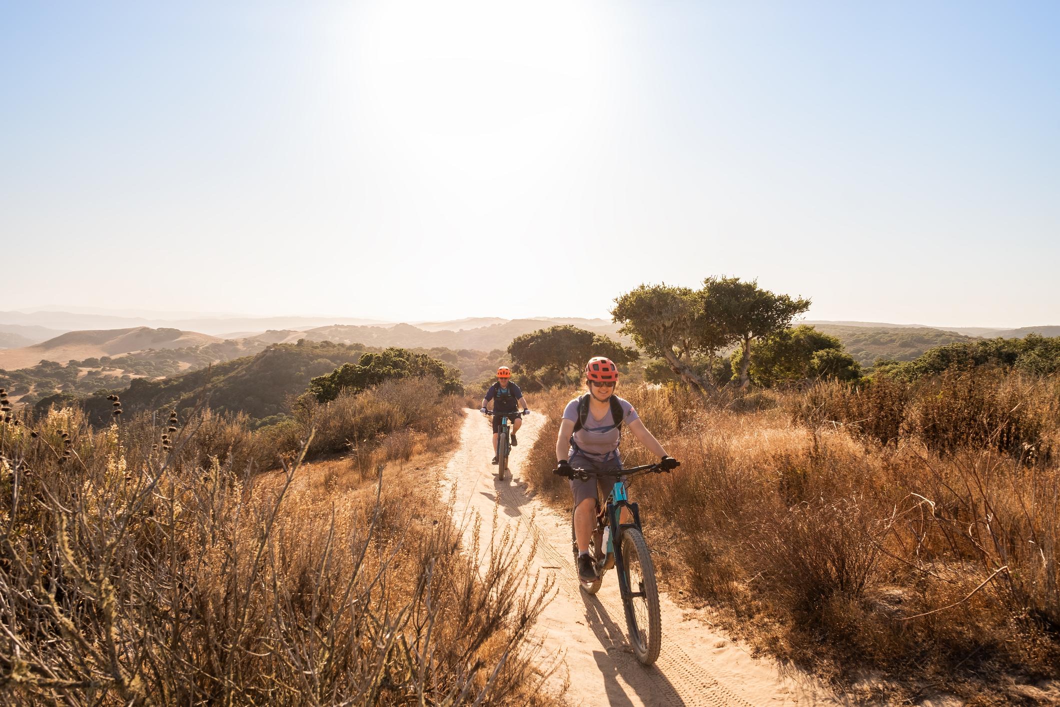 Mountain biking in Marina, California, USA. Photo: Getty