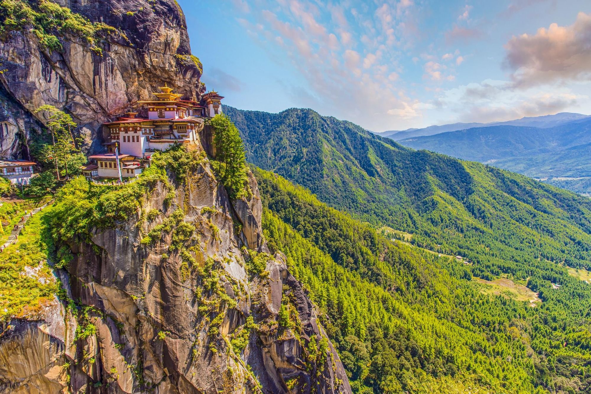 The Tiger's Nest monastery in Bhutan. Photo: Getty