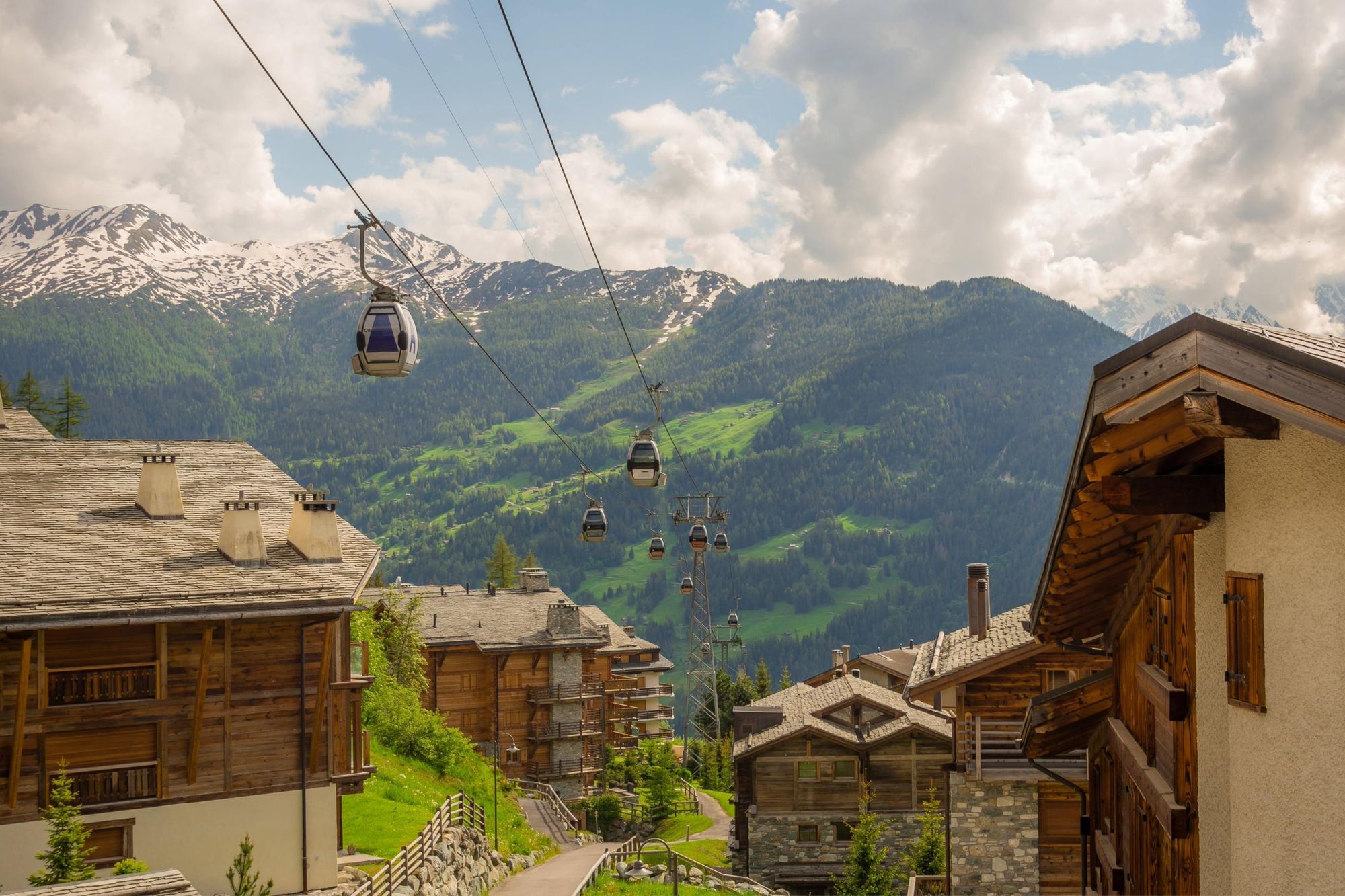 Verbier, where you'll start the hike. Photo: Getty.