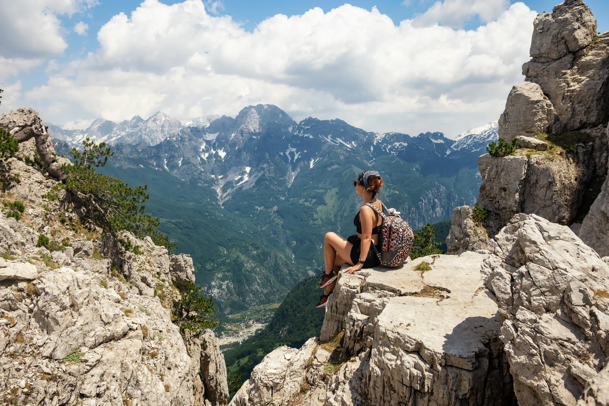 Hiking in the Albanian Alps. Photo: Getty
