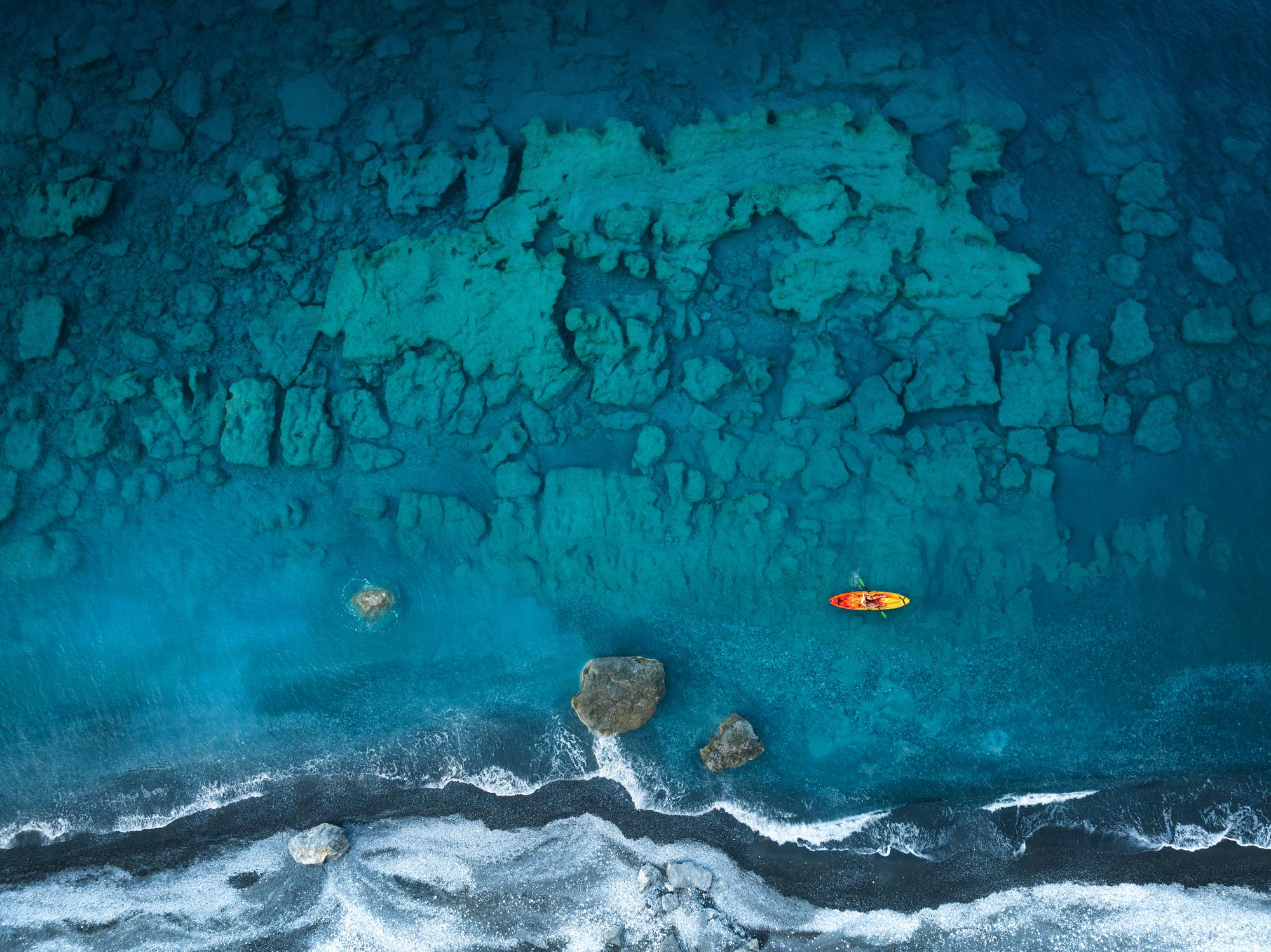 Paddling on the coast of Greece. Photo: Getty