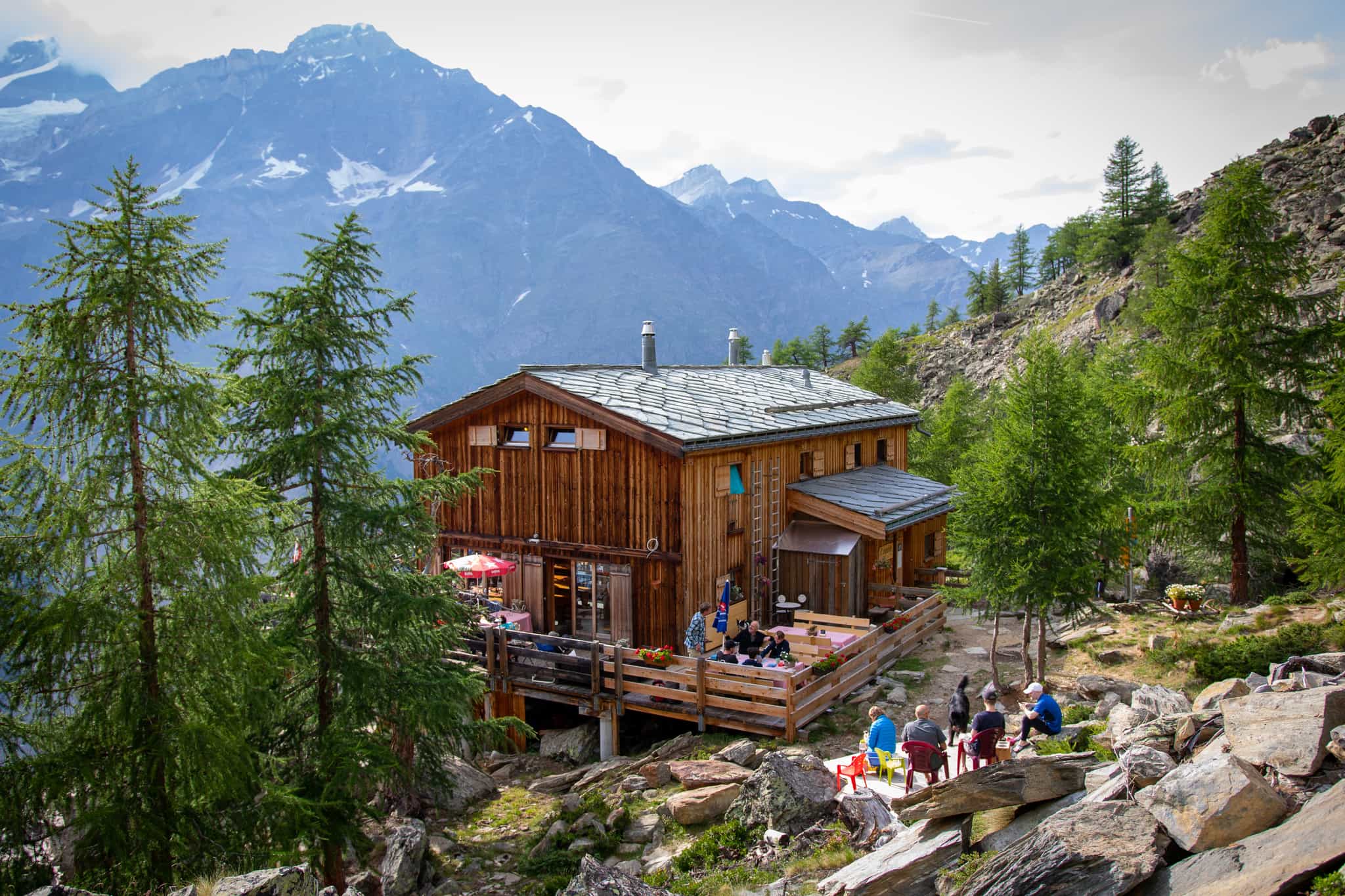 The Europahütte, near Zermatt. Photo: Happy Tracks.