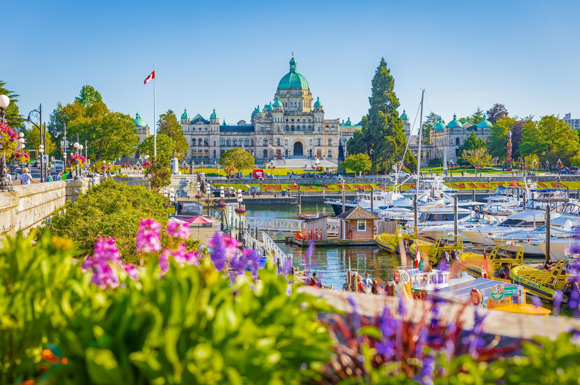 Victoria's picturesque inner harbour. Photo: Shutterstock.