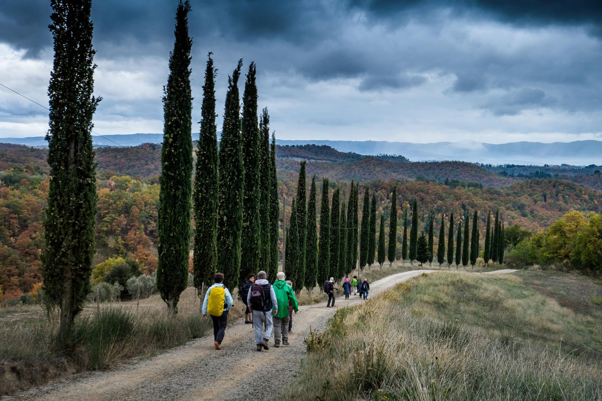 Autumnal trekking along the Via Francigena. Photo: Roberto Nencini /Shutterstock