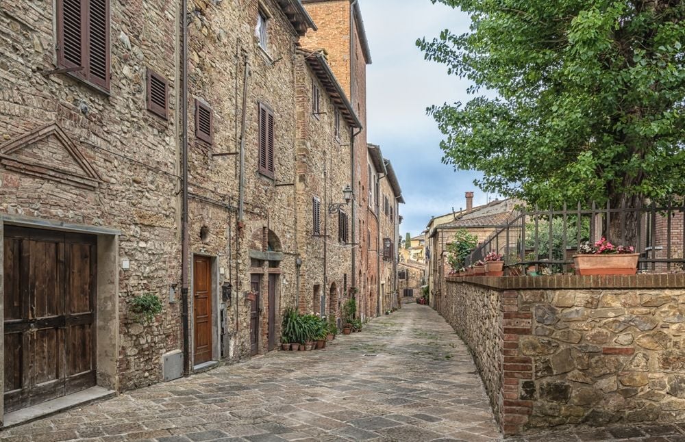 The village of Gambassi Terme. Photo: Getty.
