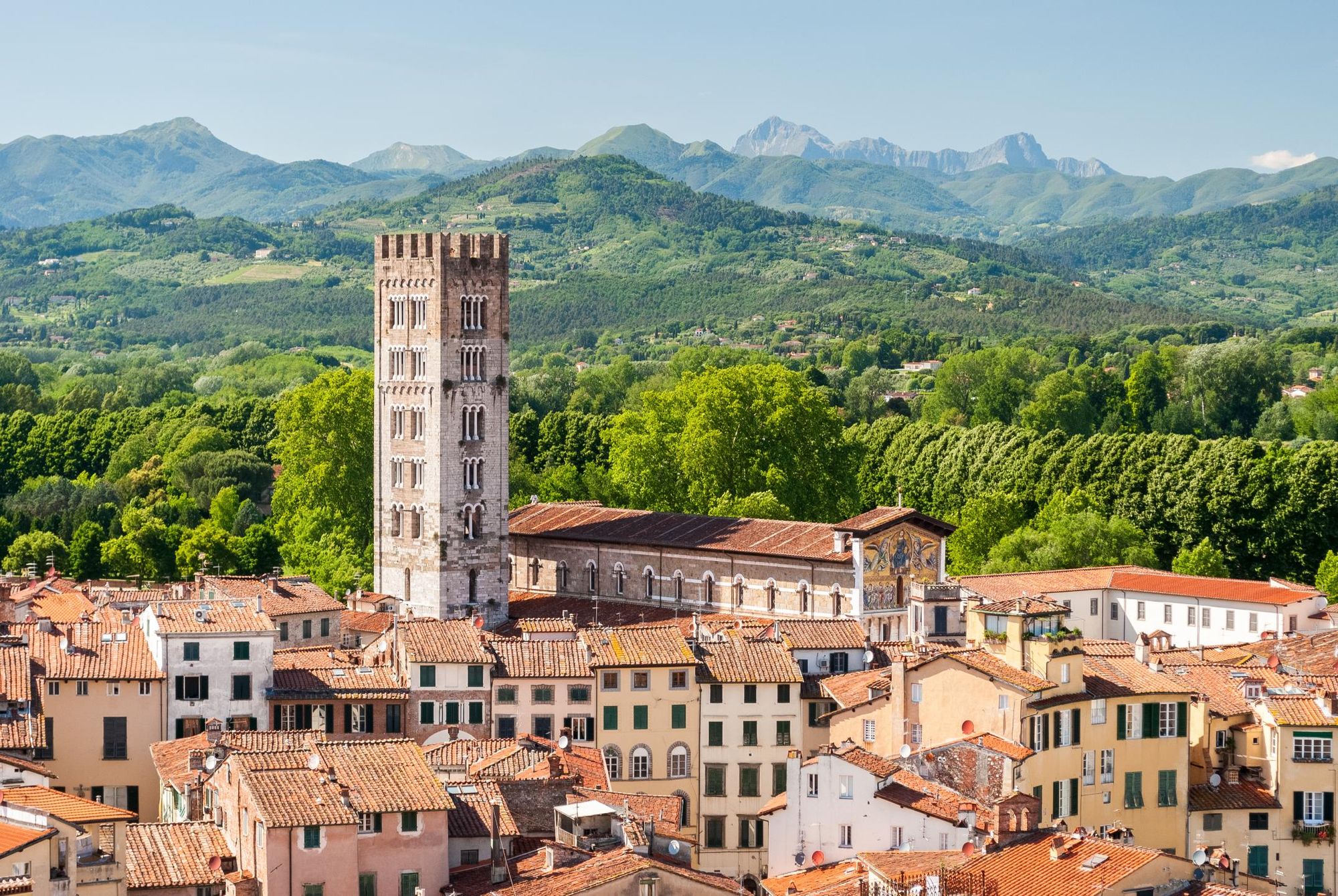 Lucca, the start point of your hike. Photo: Getty.