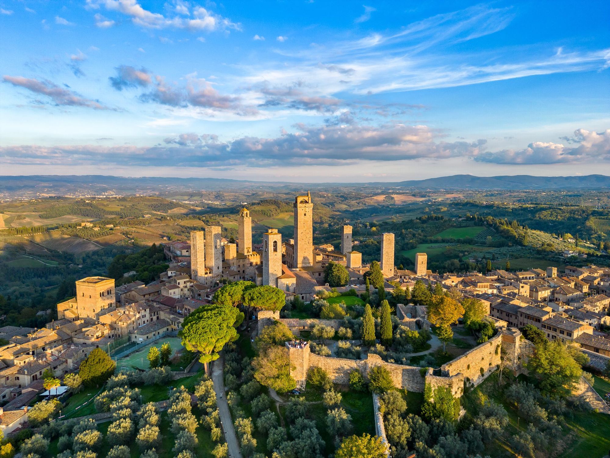 San Gimignano, the 'town of five towers'. Photo: Getty.