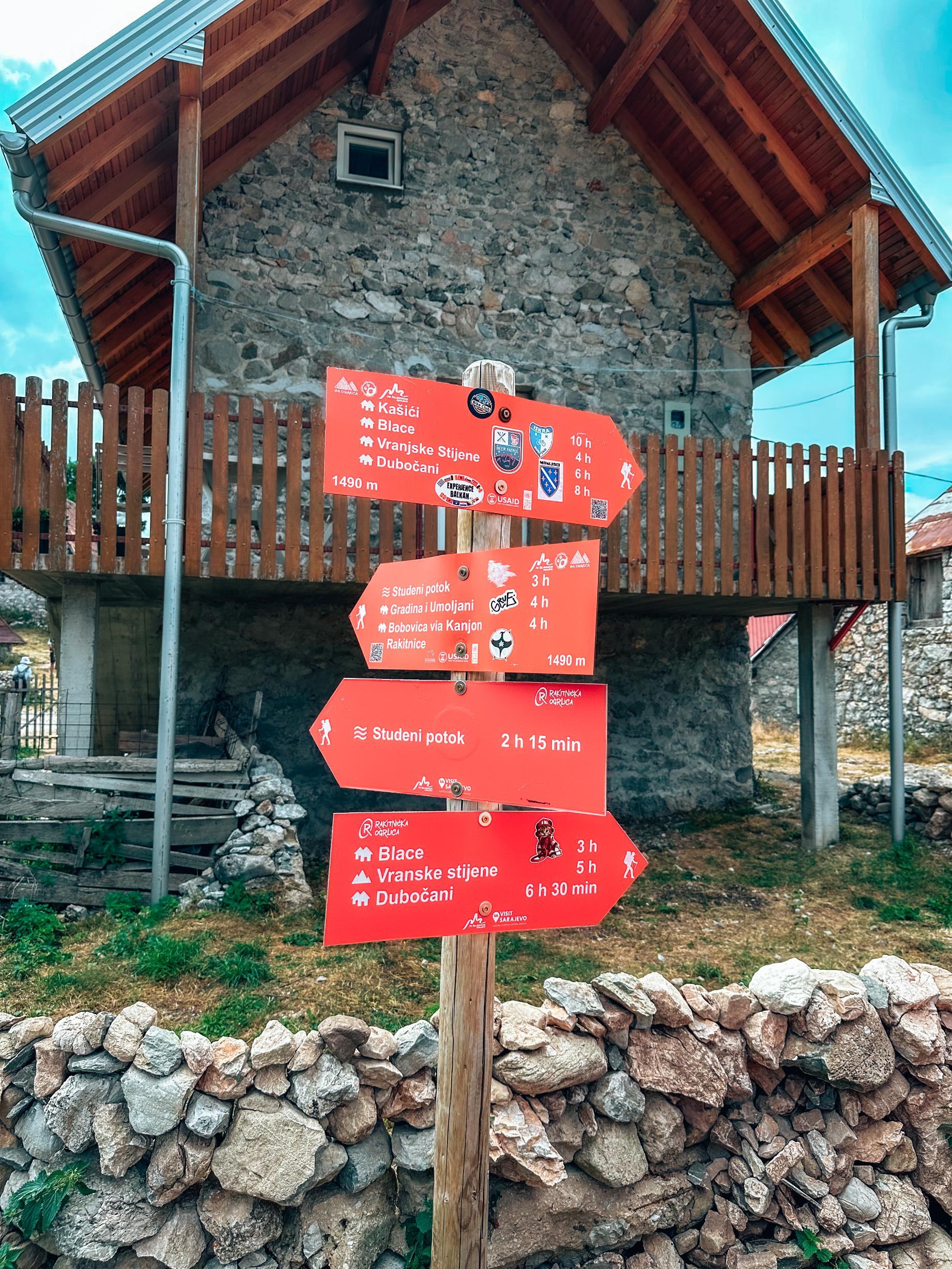 There are an array of hiking routes around Lukomir, including those on the Via Dinarica. Photo: Absolutely Lucy