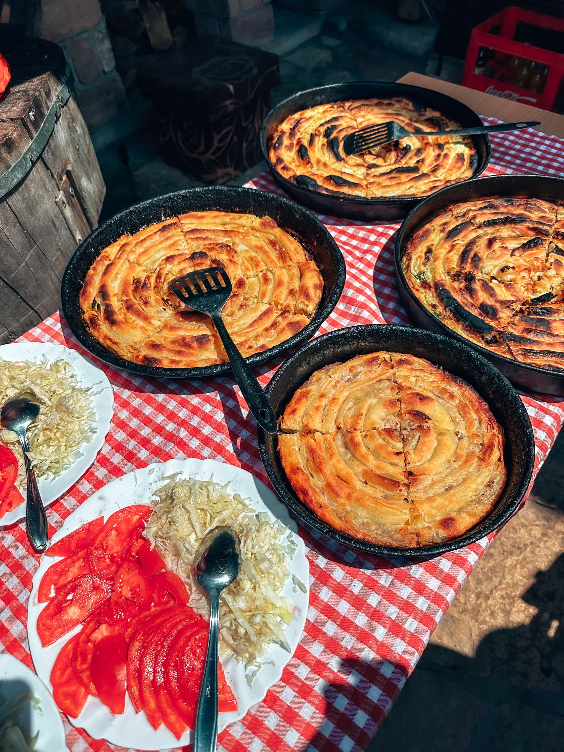 Enough burek to feed every hiker in town. Photo: Absolutely Lucy