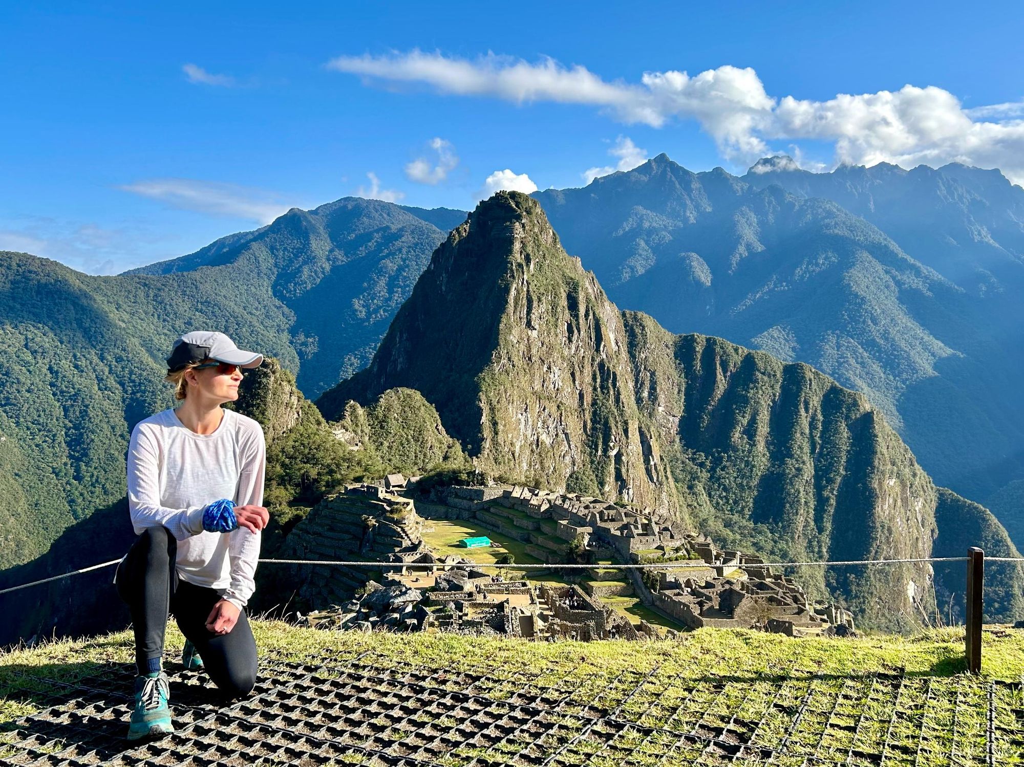 The author at Machu Picchu, the legendary site in Peru. Photo: Rachel Ann Cullen