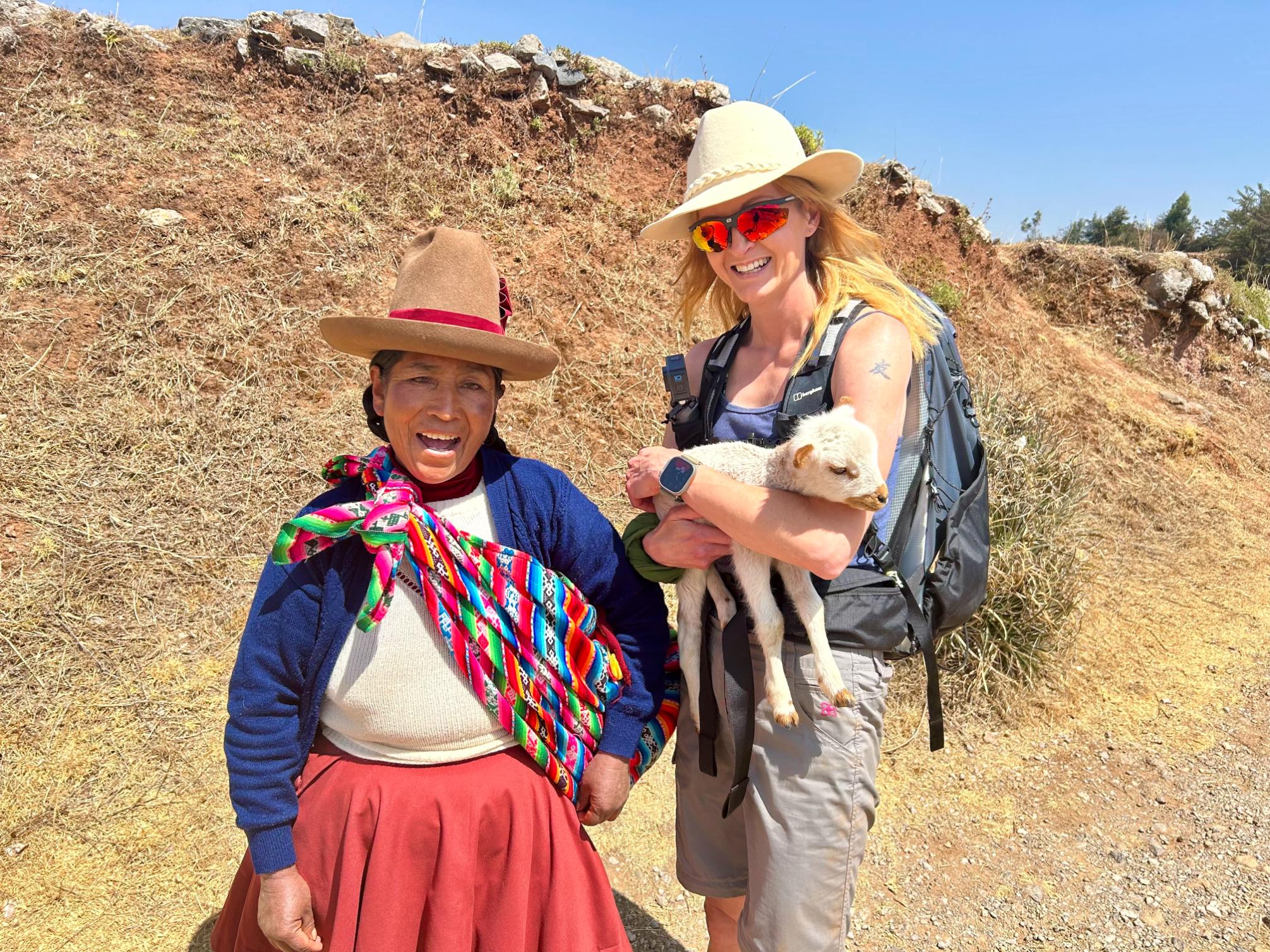 Exploring in Peru. Photo: Rachel Ann Cullen