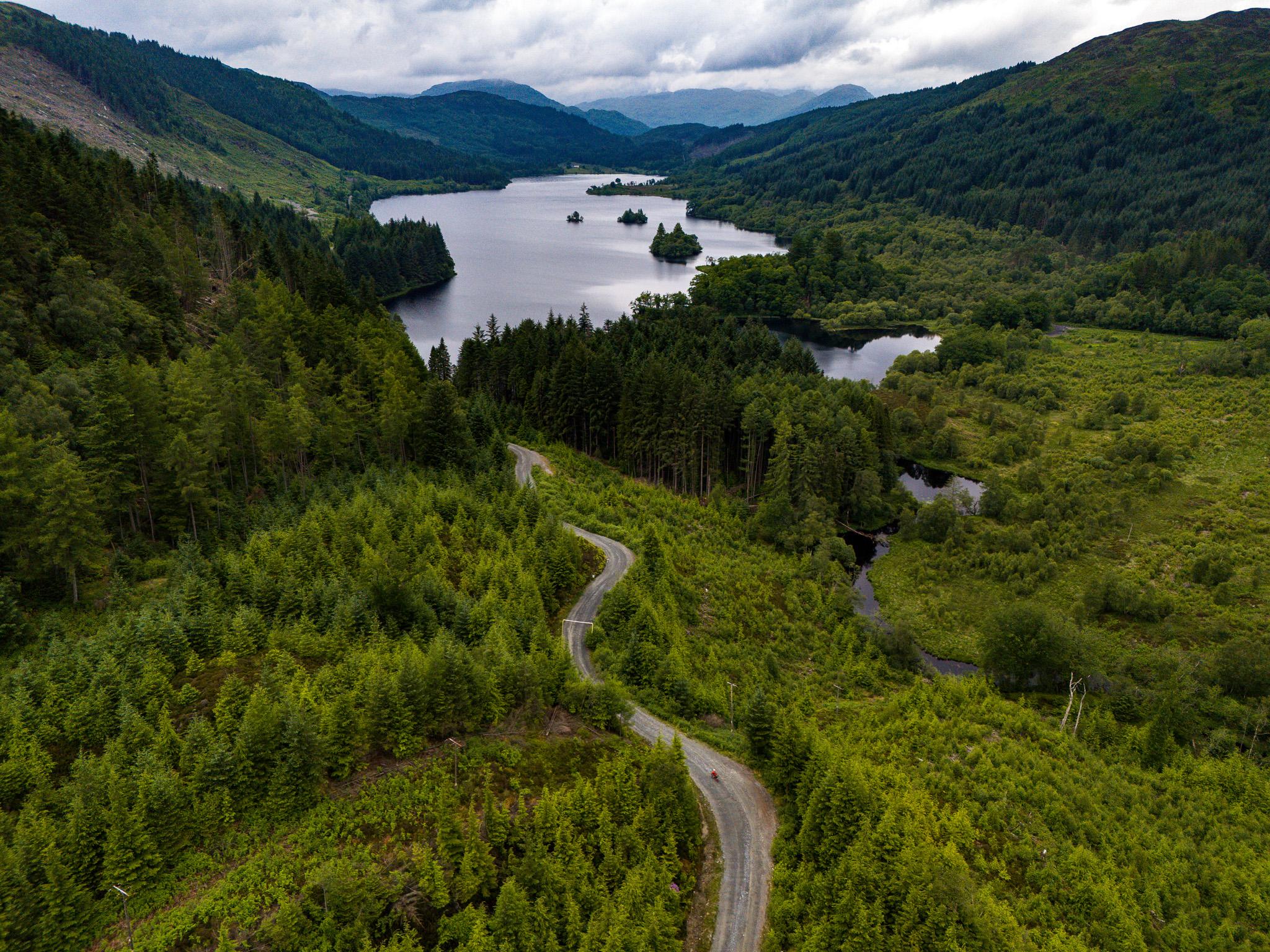 The new route takes in a myriad of beautiful lochs while crossing Scotland. Photo: Markus Stitz