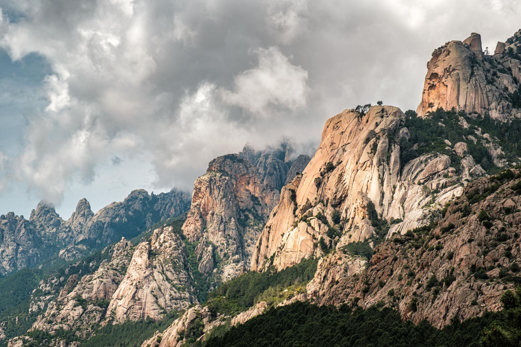 The Bavella Pinnacles on the GR20. Photo: Getty.