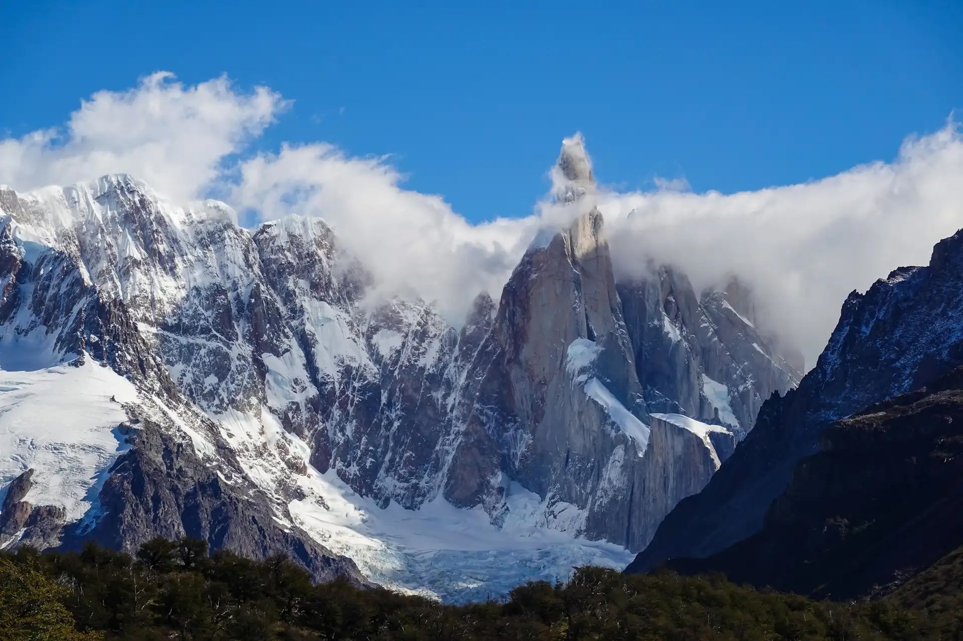 The peak of Cerro Torre. Photo: Shutterstock.