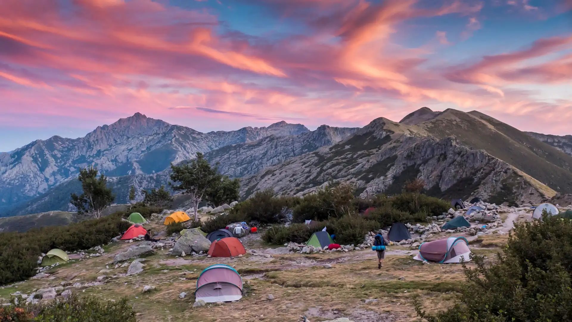 The campsite near Petra Piana refuge on the GR20. Photo: Shutterstock.