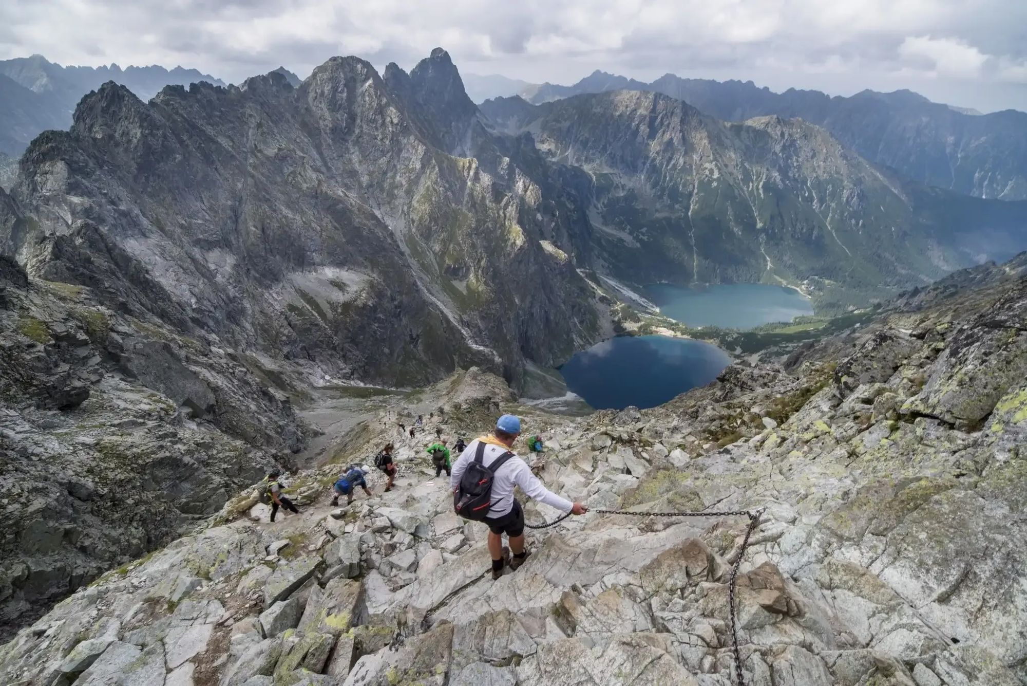 One of the trickier passages on the GR20. Photo: Corsica Adventure. 