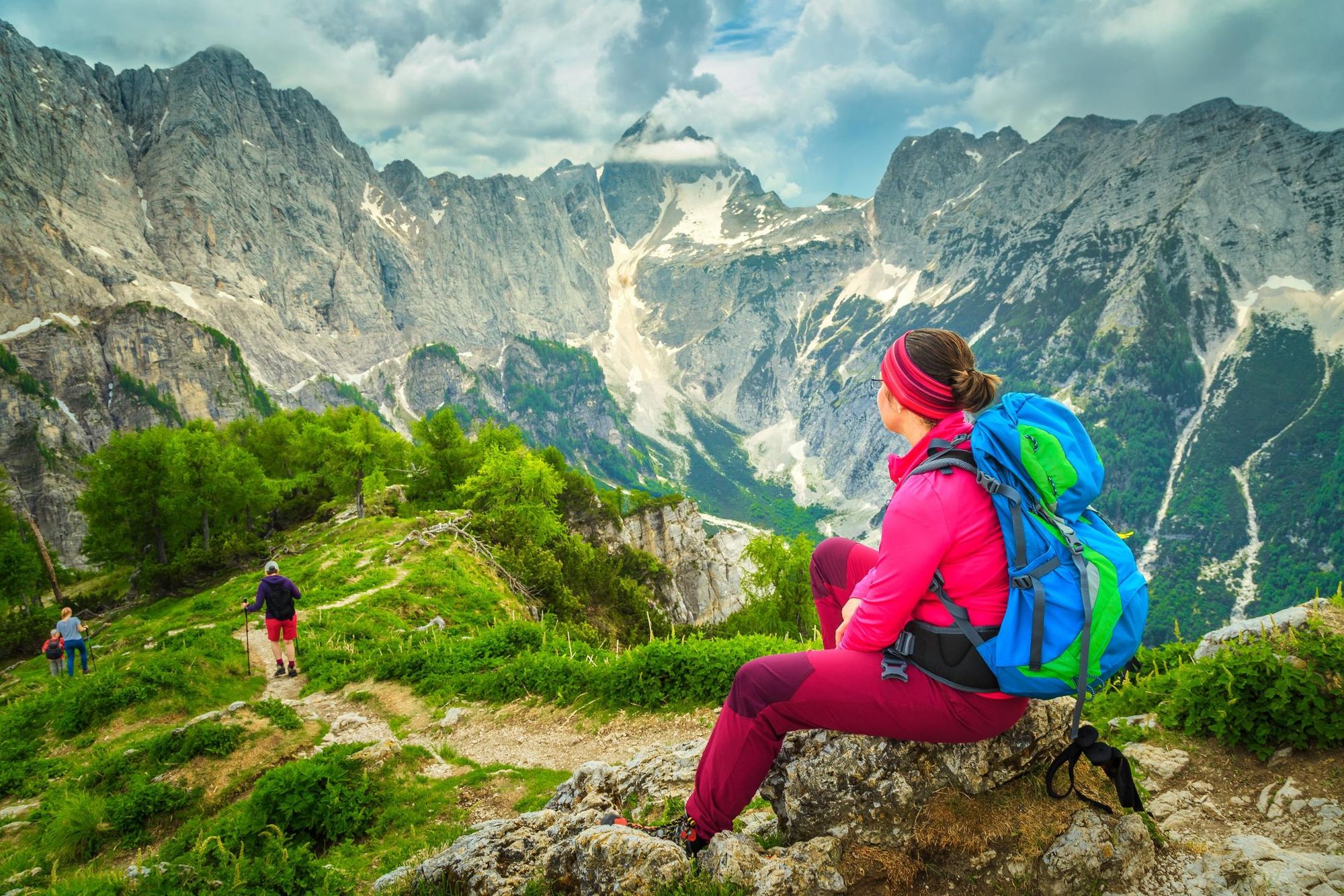 Hiking in the Julian Alps. Photo: Shutterstock.