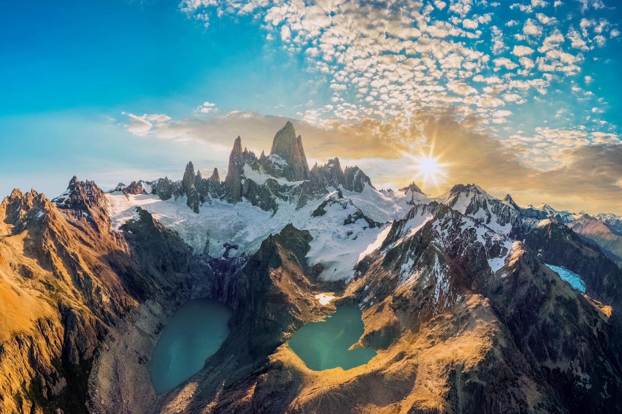 Mount Fitz Roy with Laguna de los Tres in Los Glaciares National Park. Photo: Getty.