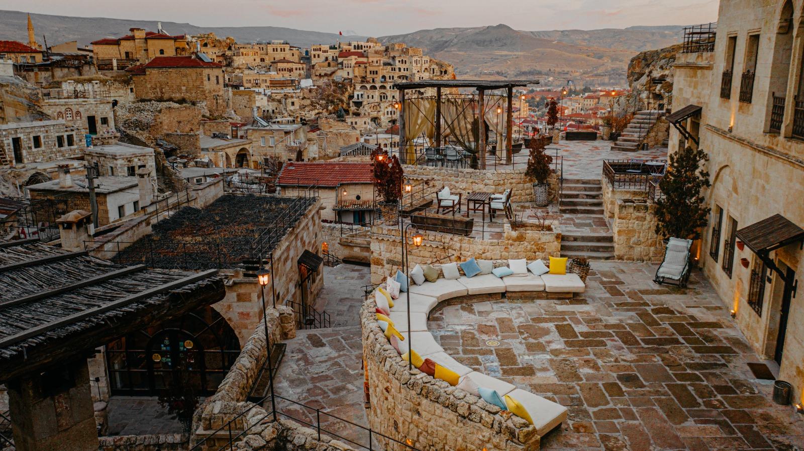 A twin room in a boutique hotel in Ürgüp. Photo: Dere Suites