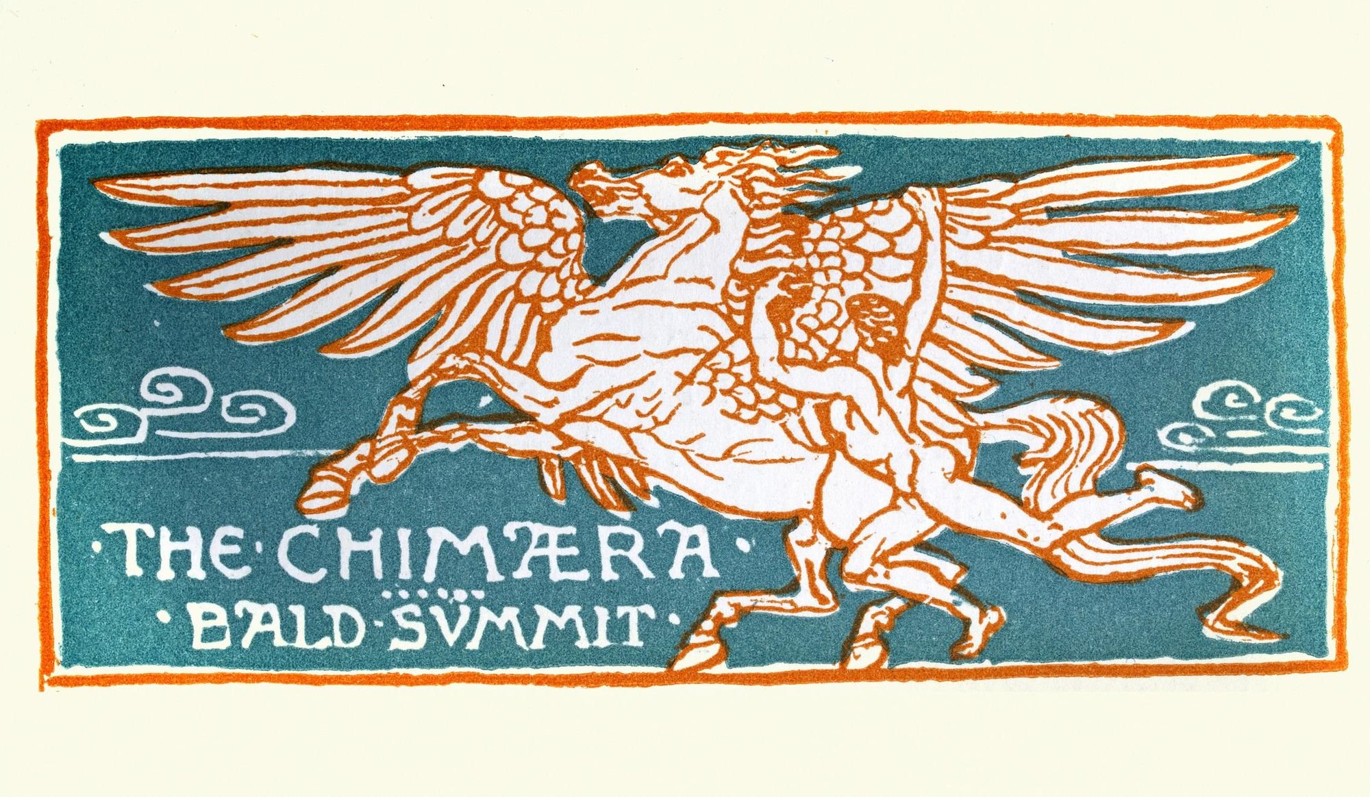 Bellerophon mounting the divine winged-horse Pegasus, before fighting the Chimera. Photo: Getty