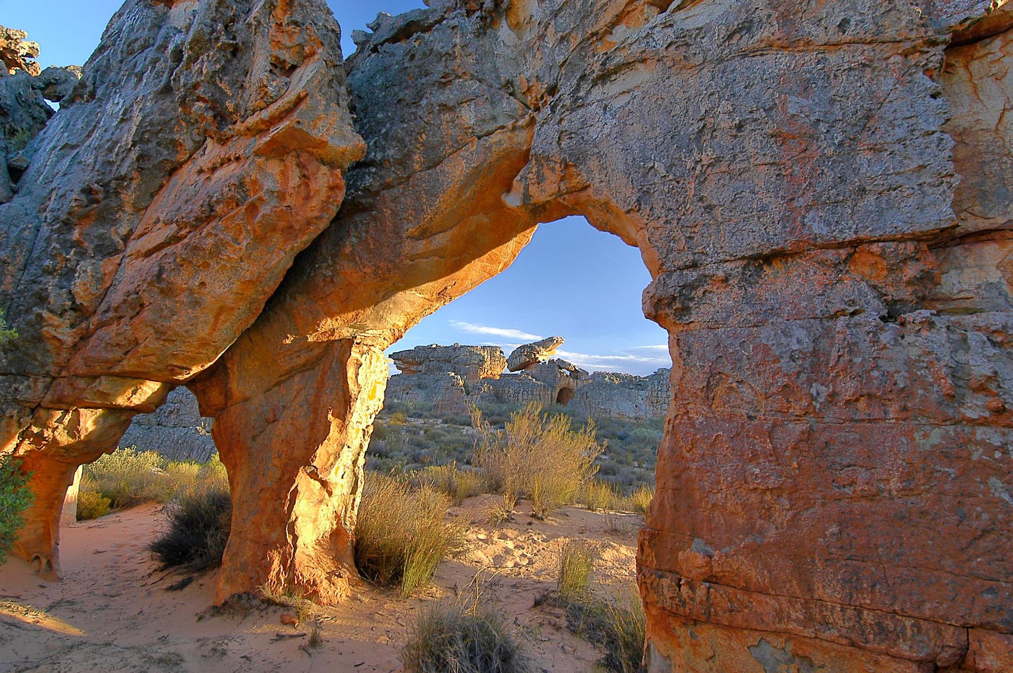 Natural rock arches of the Cederberg in South Africa. Photo: Kagga Kamma.