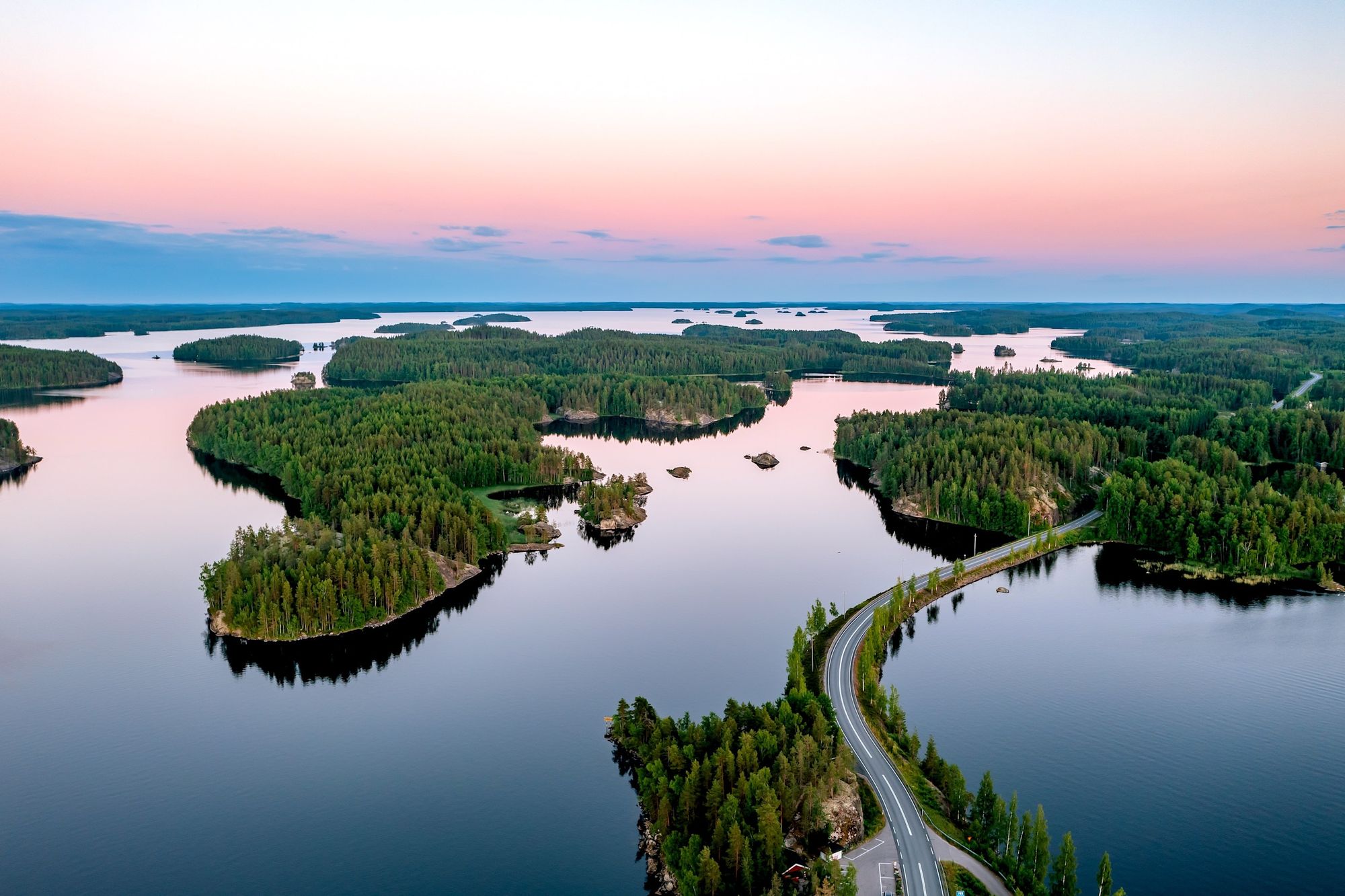 A dreamy world of forests, lakes and quiet roads awaits. Photo: Shutterstock