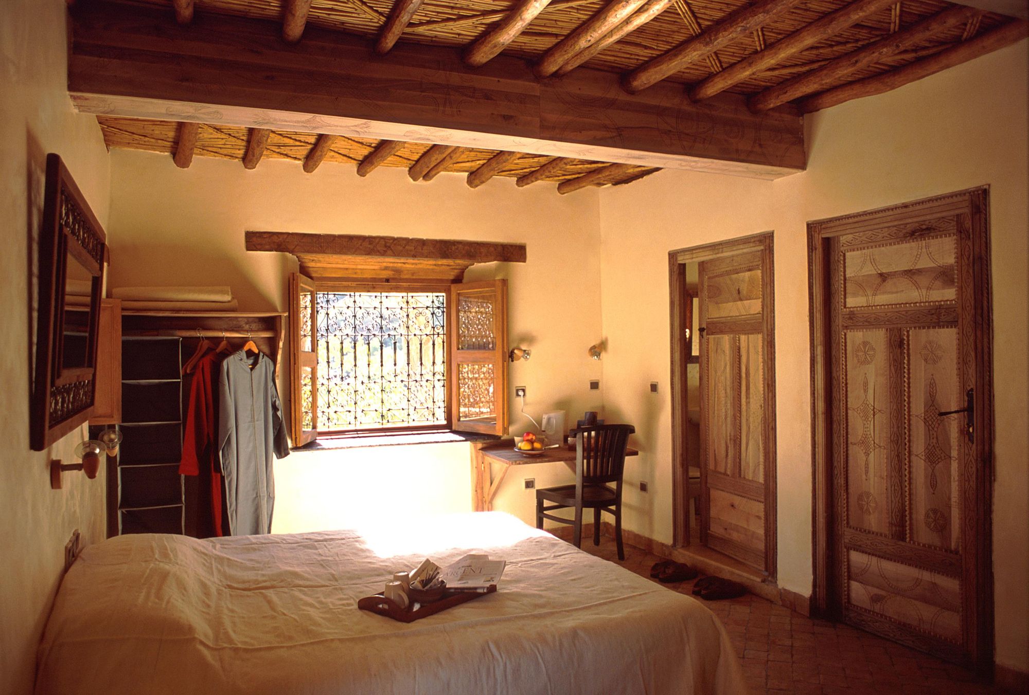 A room at Kasbah du Toubkal, where a 5% surcharge funds community projects. Photo: Alan Keohane.