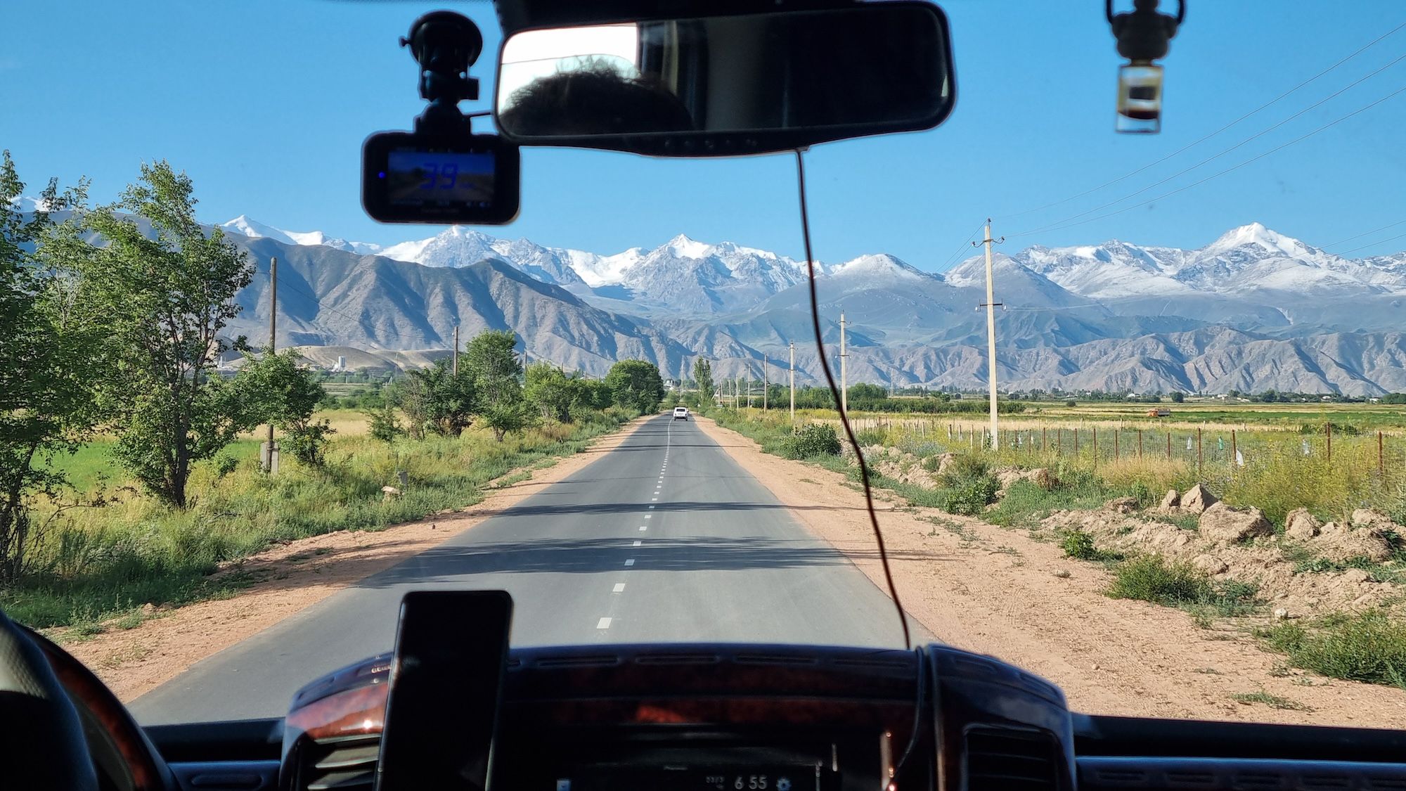 Road-tripping in Kyrgyzstan. Photo: Marta Marinelli.