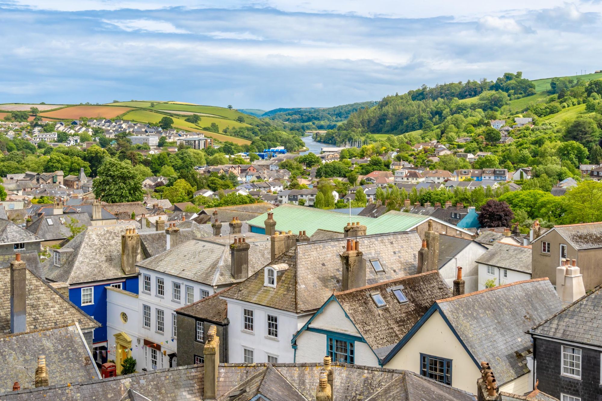 Totnes, on the River Dart. Photo: Getty.