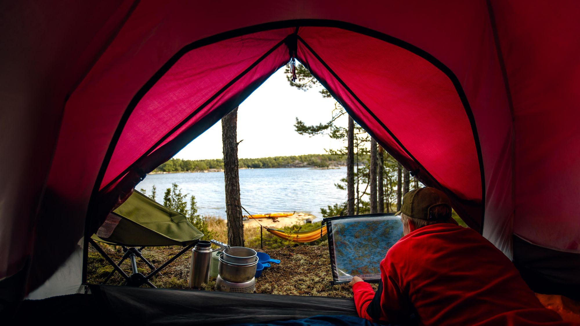 Prepping the route for another day on the water in the Stockholm Archipelago. Photo: The Kayak Trail