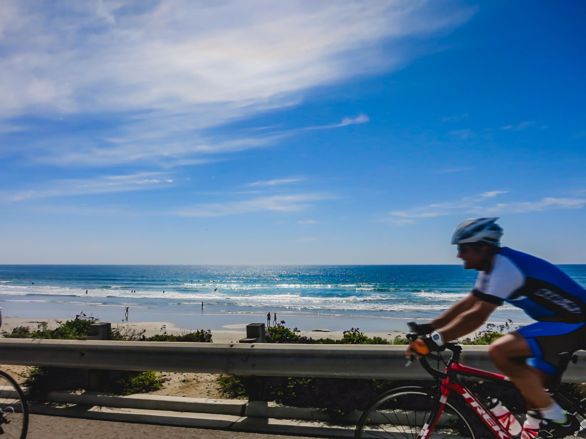 Ocean views from the saddle near San Torrey Pines State Beach in San Diego. Photo: Getty