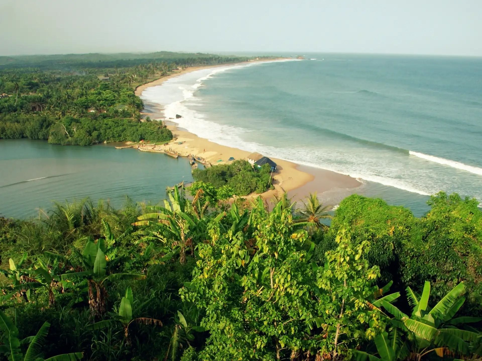 Butre Beach, on Ghana's Gold Coast. Photo: Getty.