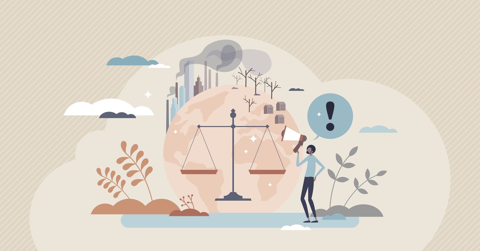 an animation of an all-inclusive resort, flooded