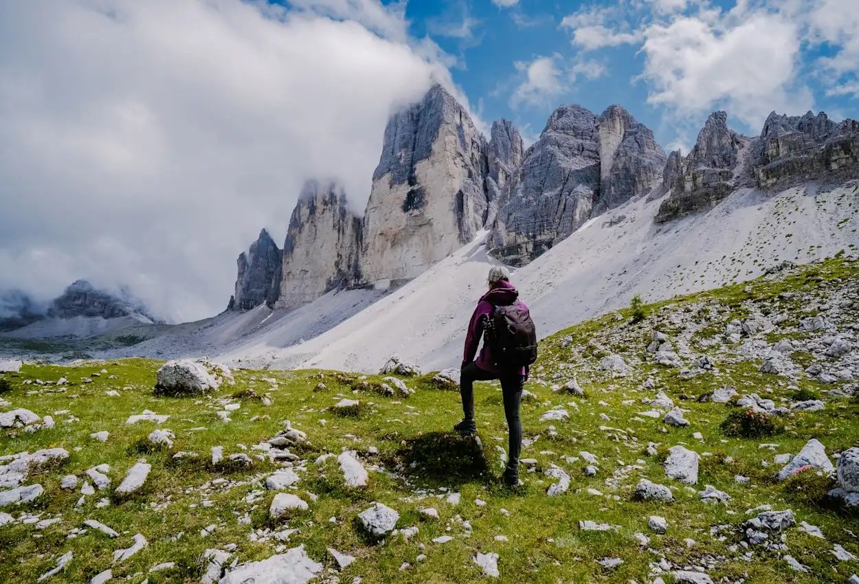 Hiking to the Tre Cime. Photo: Shutterstock.