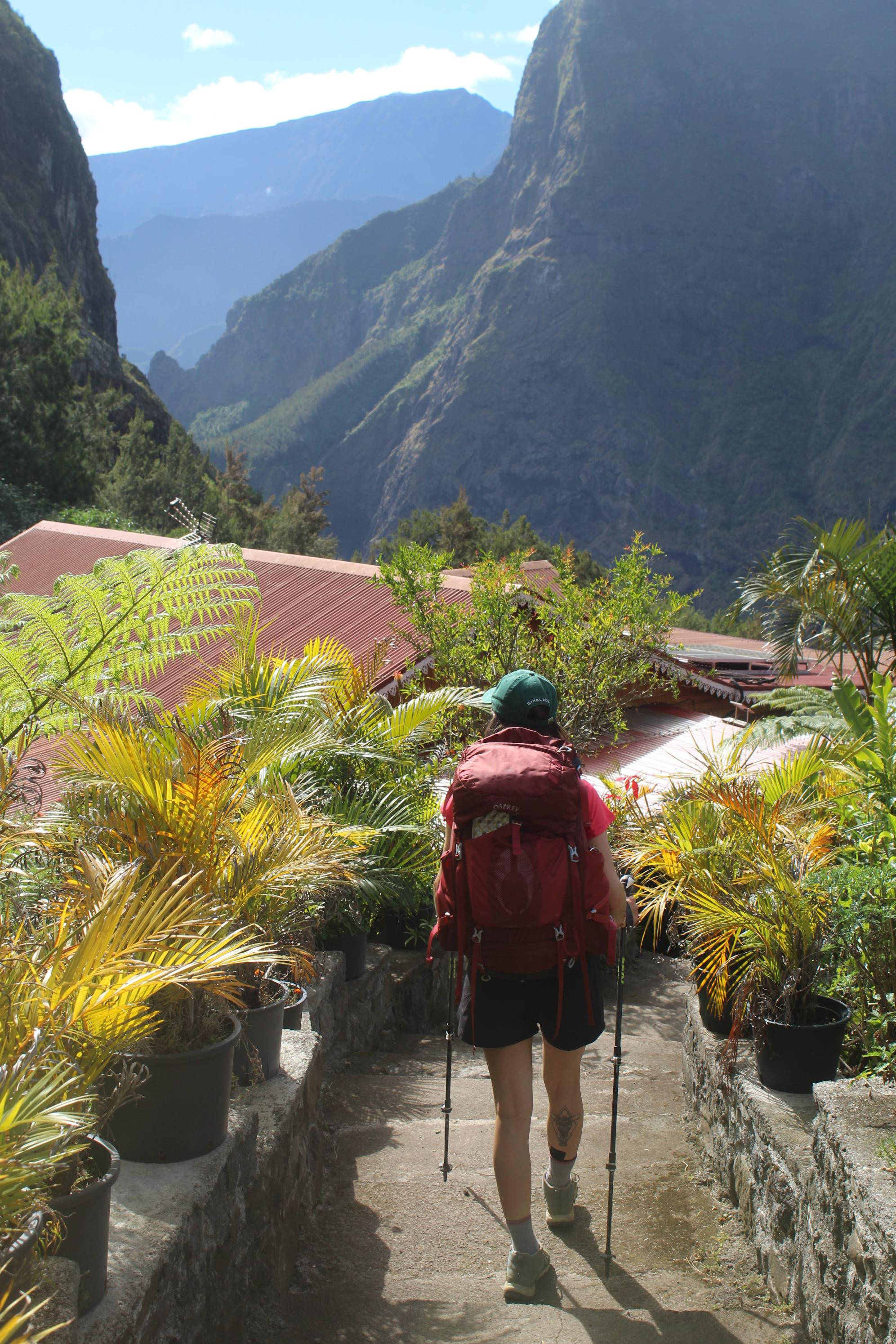 Arriving into one of the small islets of Mafate. Photo: Stuart Kenny