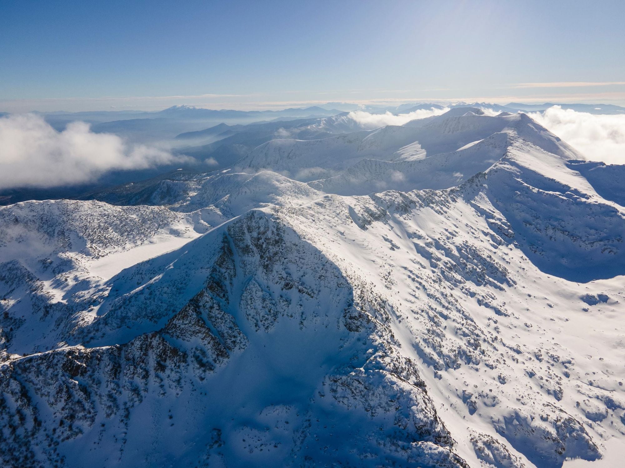 Aerial views from Bezbog Peak. Photo: Shutterstock.