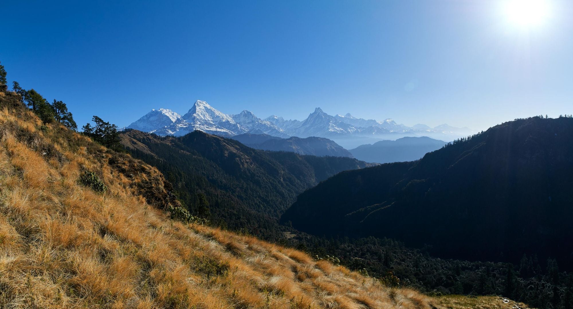 The Mohare Danda trekking area. Photo: Getty.