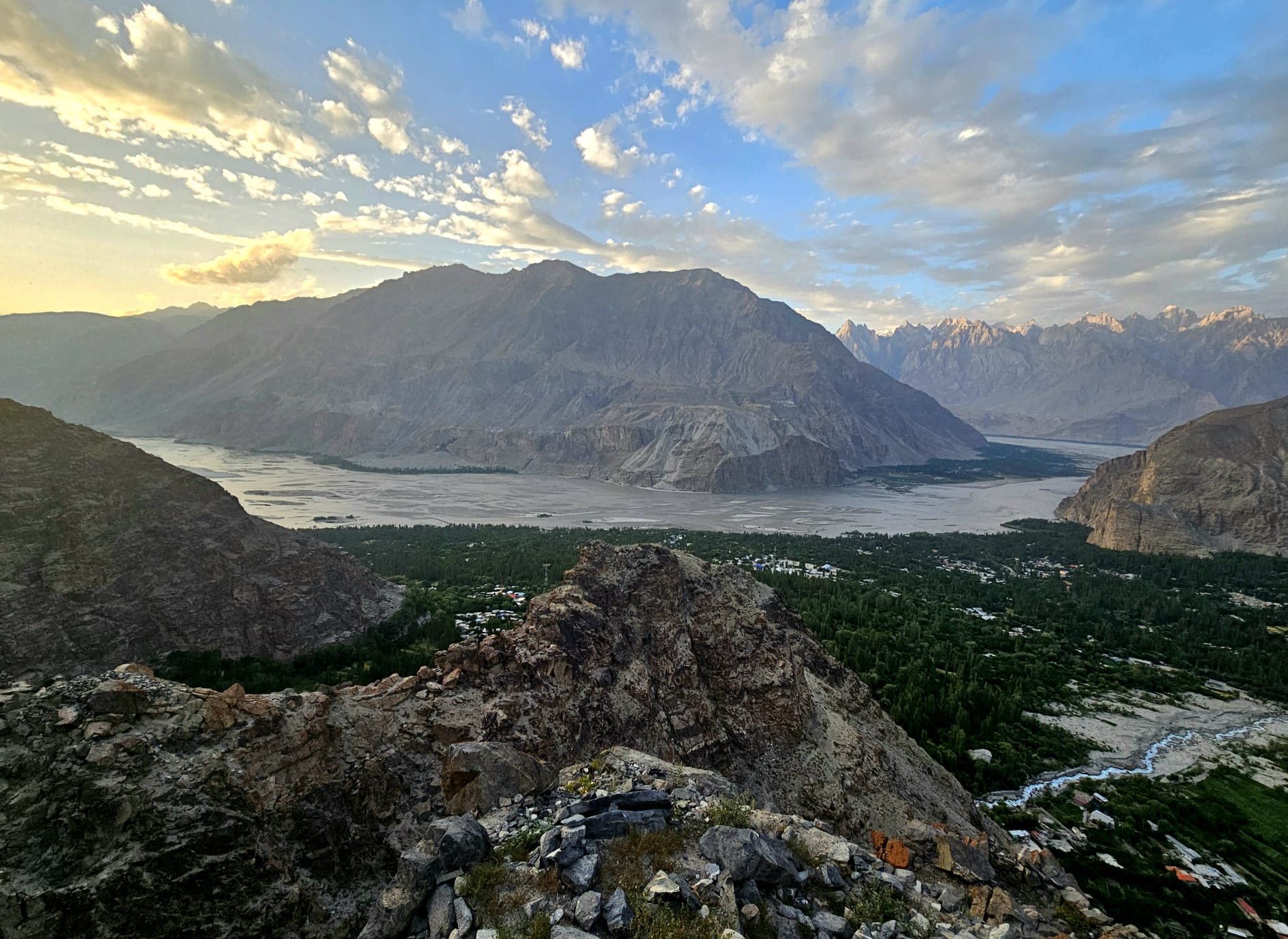 Khaplu - where three rivers meet. Photo: Beyond the Valley.