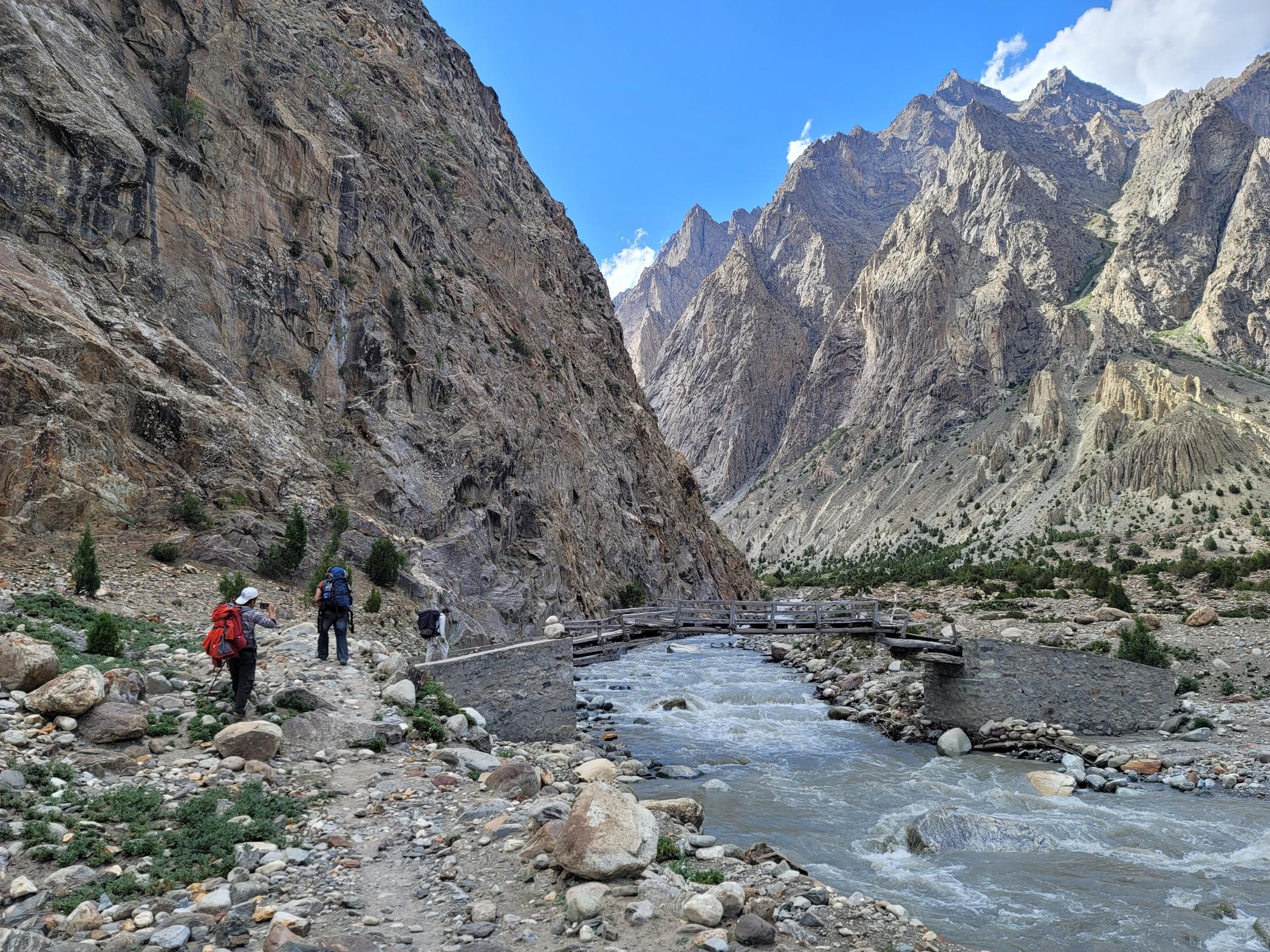 Following herders' and villagers' paths to K1 Base Camp. Photo: Beyond the Valley.