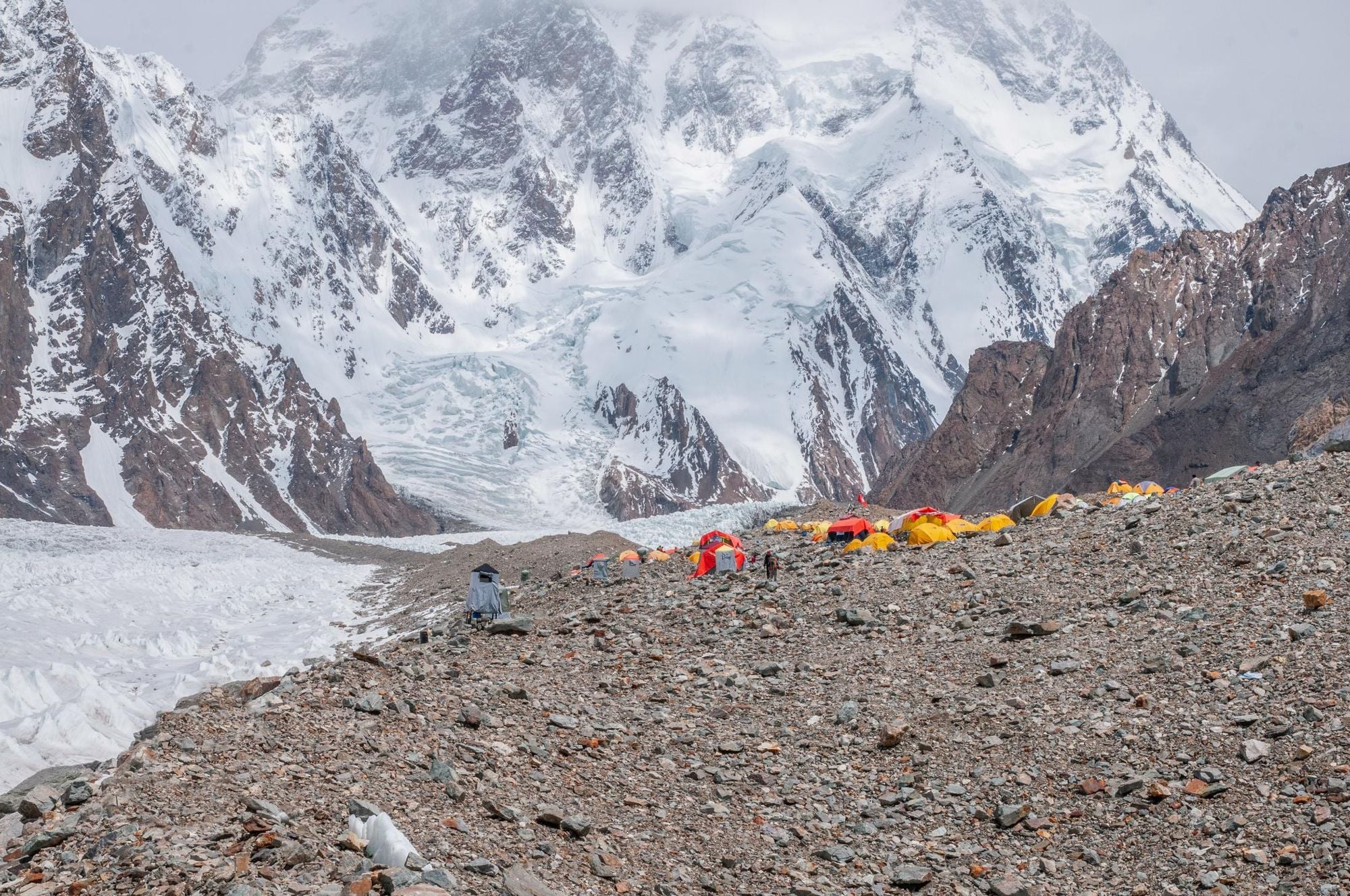 K2 Base Camp. Photo: Getty.