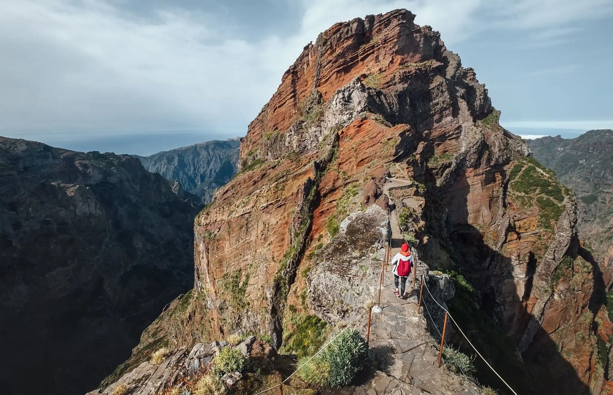 The iconic PR1 path to Pico Ruivo on Madeira. Photo: Getty.