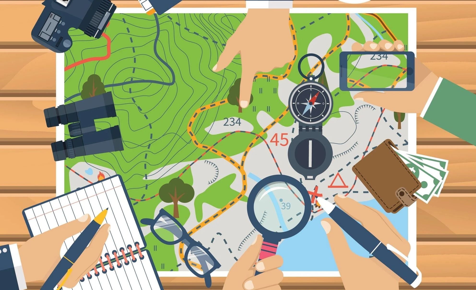 Too many decisions can deplete mental resources. It's all about breaking the plans down. Illustration: Getty.