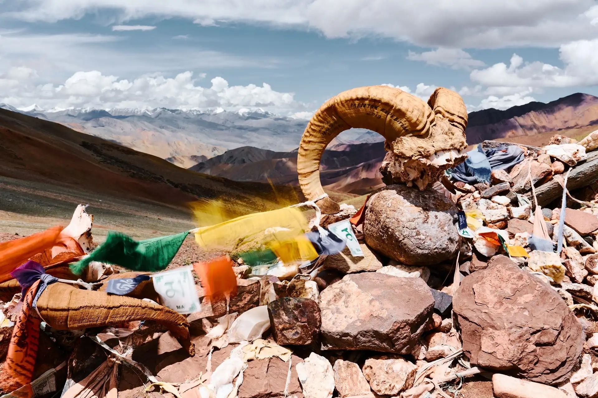 A chorten in Ladakh. Photo: Getty.
